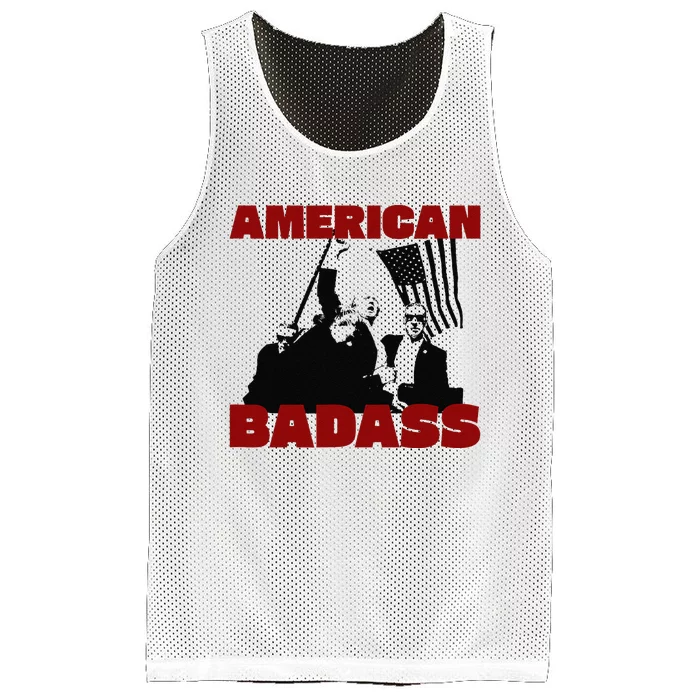 Trump Fight!! American Bad Ass Mesh Reversible Basketball Jersey Tank