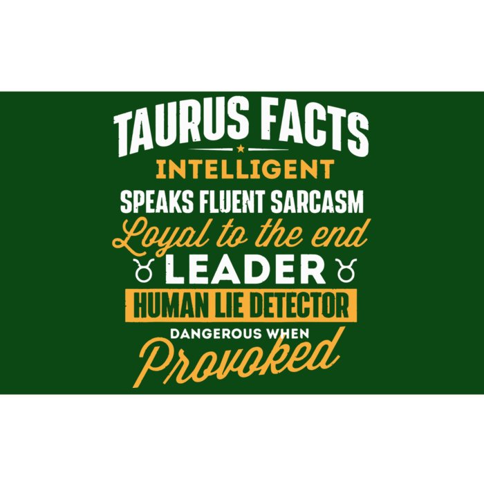 Taurus Facts Astrology Astrologer Horoscope Zodiac Sign Bumper Sticker