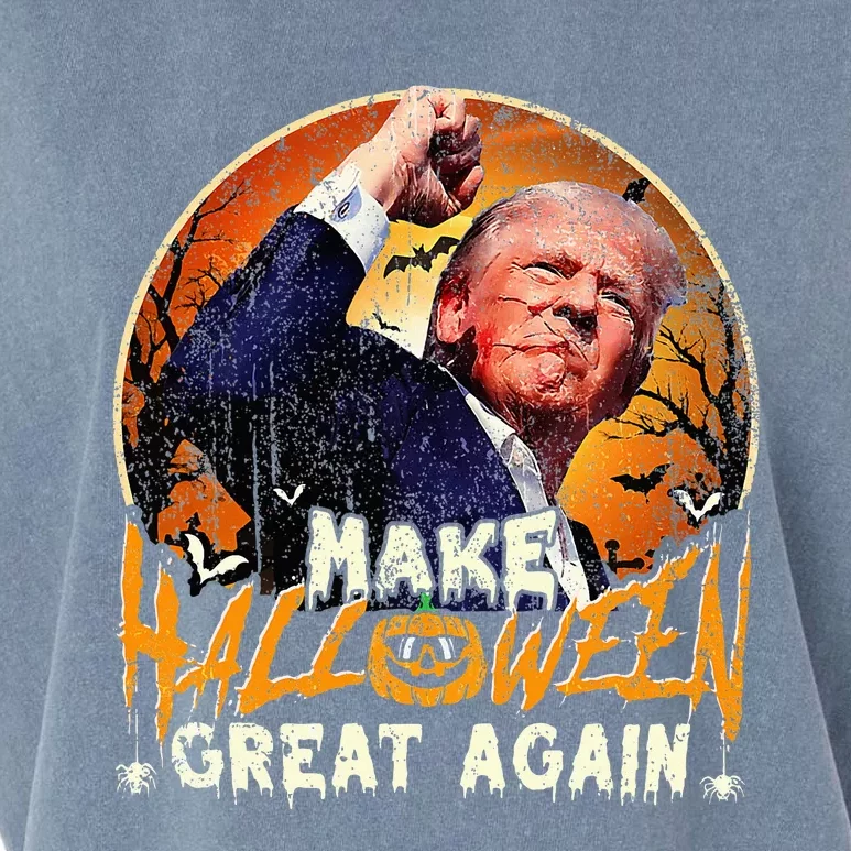 Trump Fight And Make Halloween Great Again Garment-Dyed Women's Muscle Tee