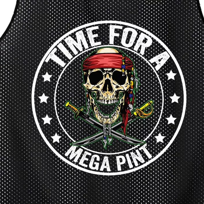 Time For A Mega Pint Mesh Reversible Basketball Jersey Tank