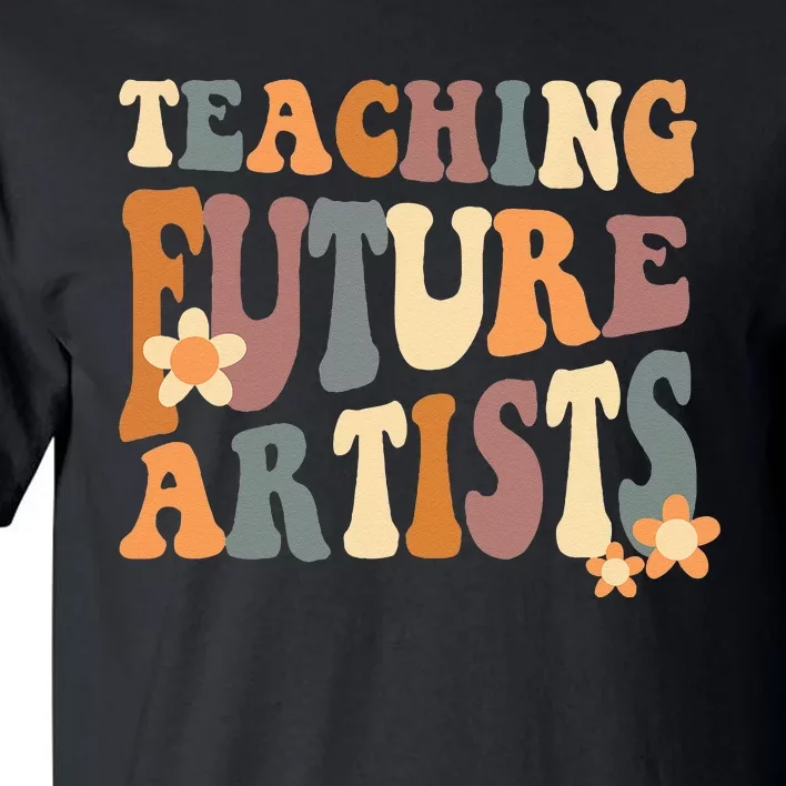 Teaching Future Artists Retro Teacher Students Women Tall T-Shirt