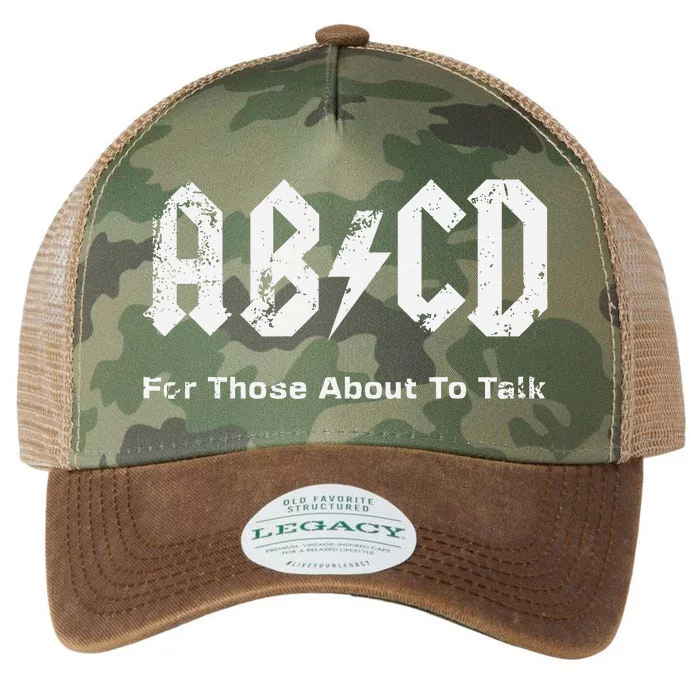 Teachers Funny Abcd About To Talk Vintage Style Legacy Tie Dye Trucker Hat