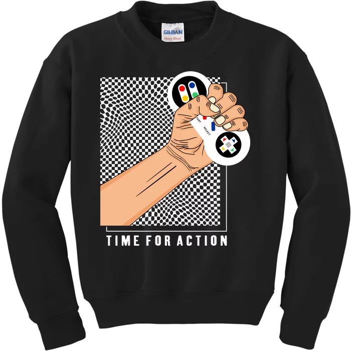 Time For Action Kids Sweatshirt