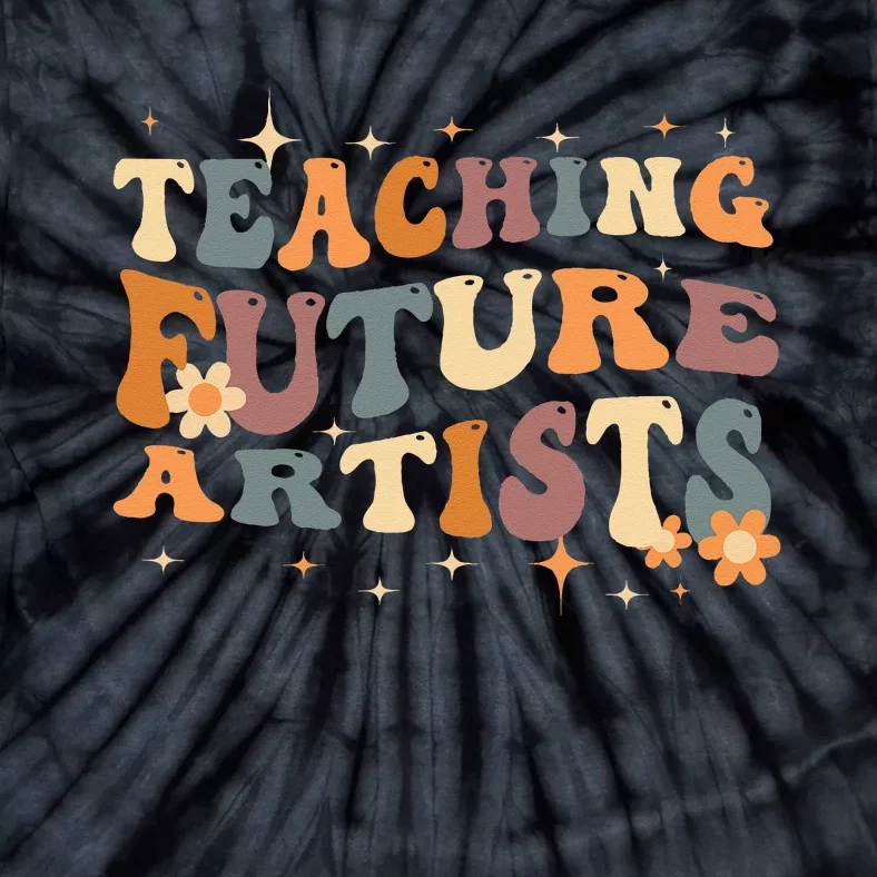 Teaching Future Artists Retro Teacher Students Tie-Dye T-Shirt