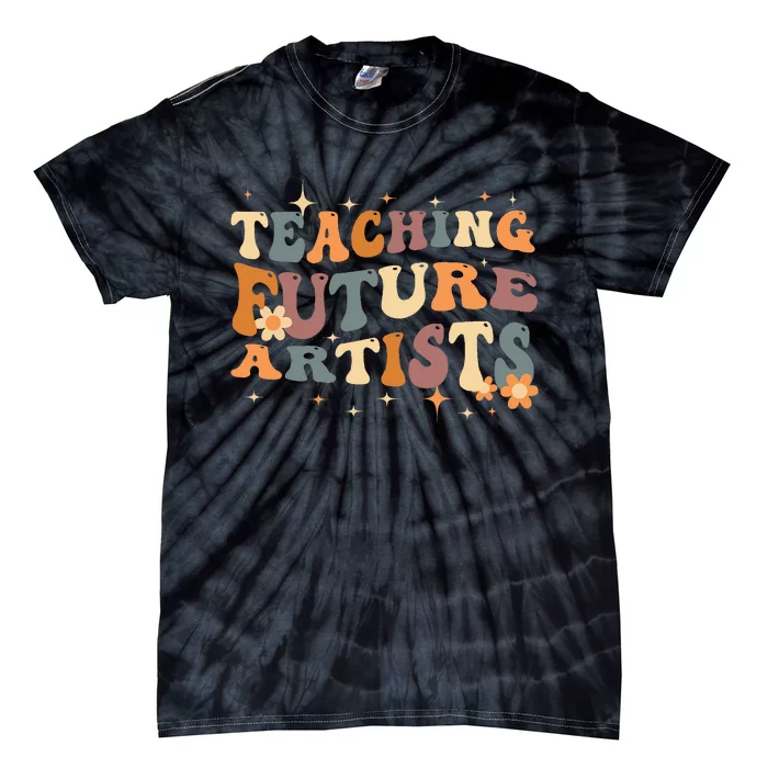 Teaching Future Artists Retro Teacher Students Tie-Dye T-Shirt