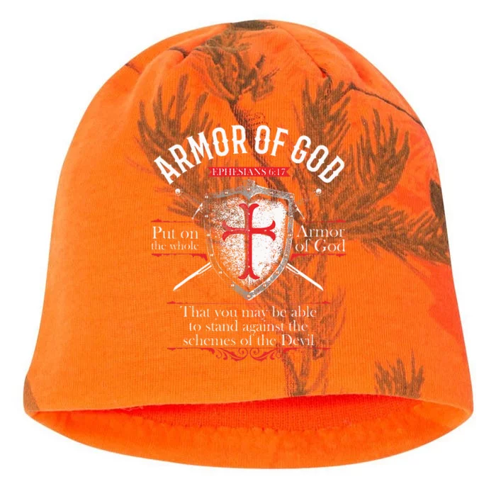 The Full Armor Of God Ephesians 617 Kati - Camo Knit Beanie