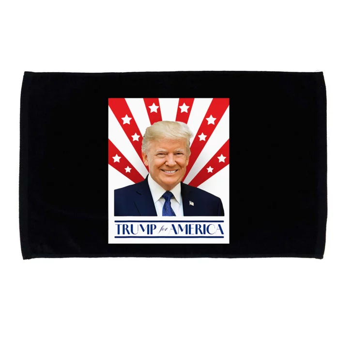 Trump For America 2024 Presidential Election Microfiber Hand Towel