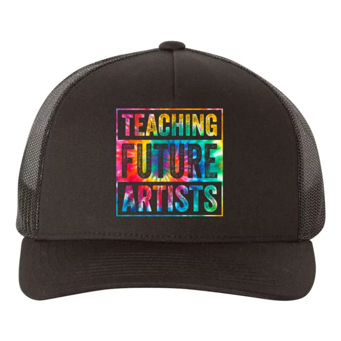 Teaching Future Artists Retro Teacher Yupoong Adult 5-Panel Trucker Hat