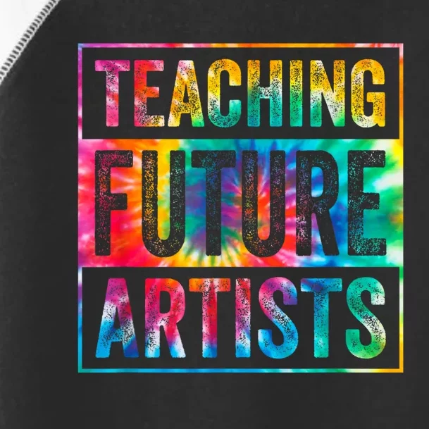 Teaching Future Artists Retro Teacher Toddler Fine Jersey T-Shirt