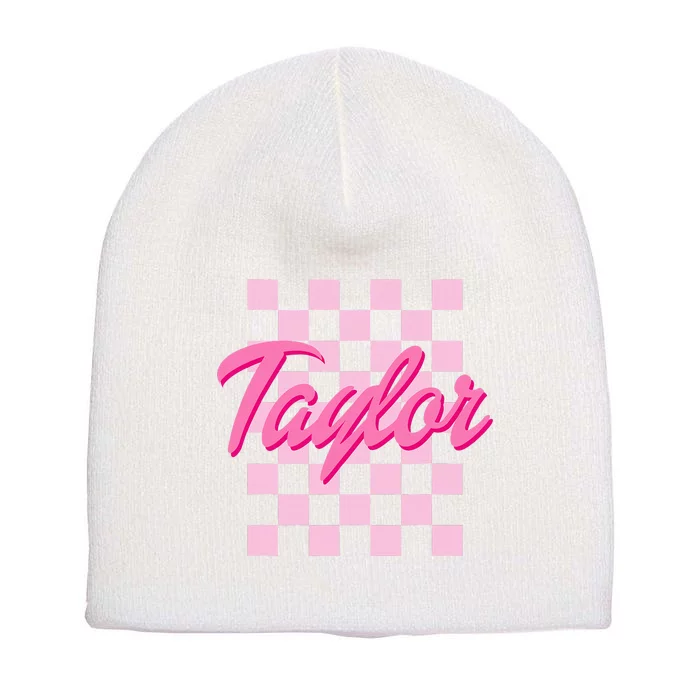 T.aylor's First Birthday Celebration Short Acrylic Beanie