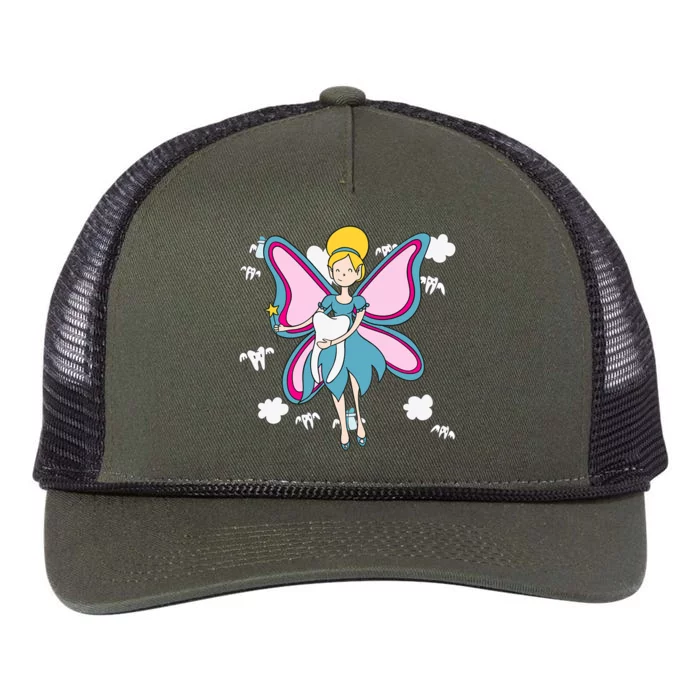 Tooth Fairy Beautiful Play School Costume Meaningful Gift Retro Rope Trucker Hat Cap