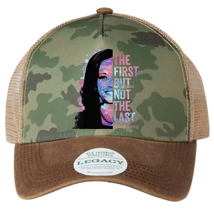 The First But Not The Last Madam President Harris Legacy Tie Dye Trucker Hat