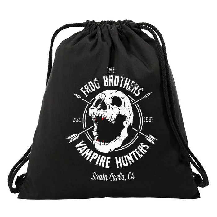 The Frog Brothers Vampire Hunters Drawstring Bag