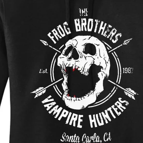 The Frog Brothers Vampire Hunters Women's Pullover Hoodie