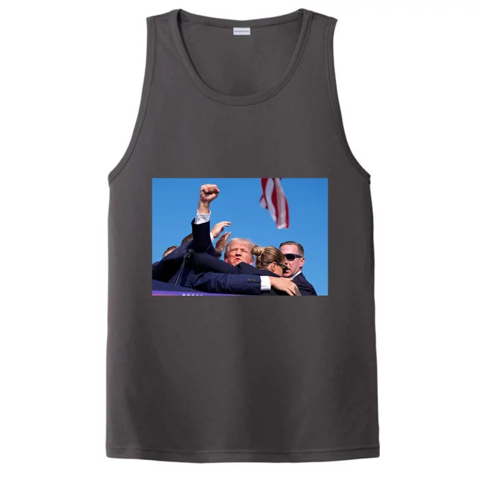 Trump Fist Bump Front And Back Cant Be Killed! Design 2024 Front & Back Performance Tank