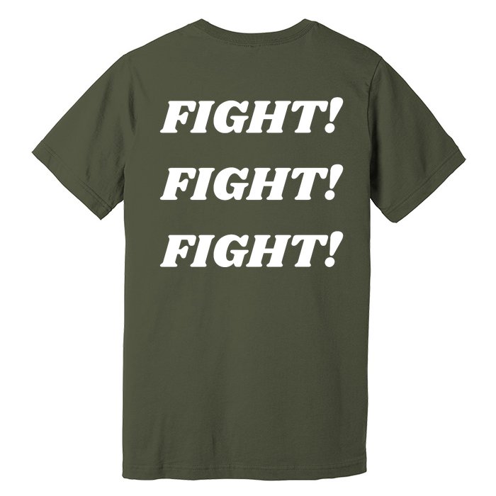 Trump Fist Bump Front And Back Fight Fight Fight! Design 2024 Front & Back Premium T-Shirt