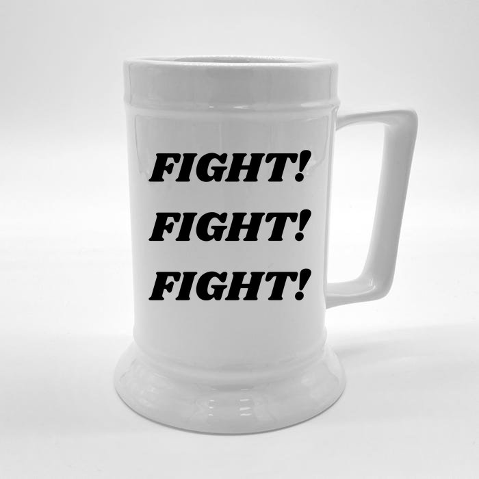 Trump Fist Bump Front And Back Fight Fight Fight! Design 2024 Front & Back Beer Stein