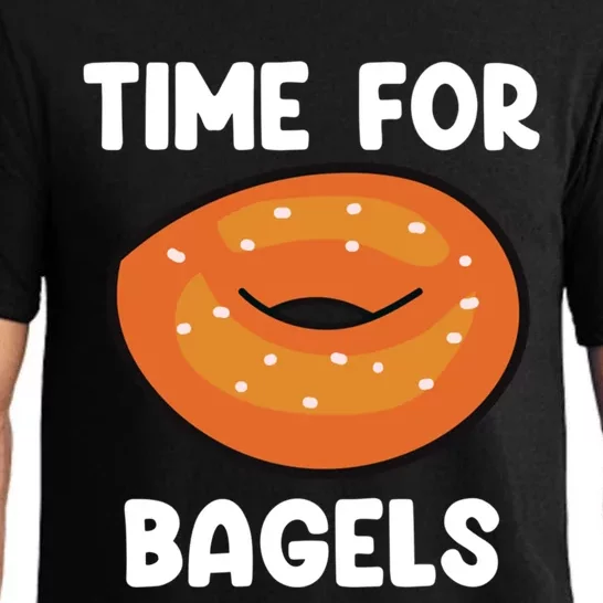 Time For Bagels Funny Bagel Lover Baking Gift Pajama Set