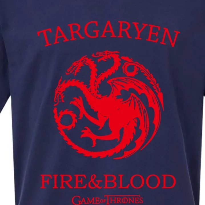 Targaryen Fire & Blood Sueded Cloud Jersey T-Shirt