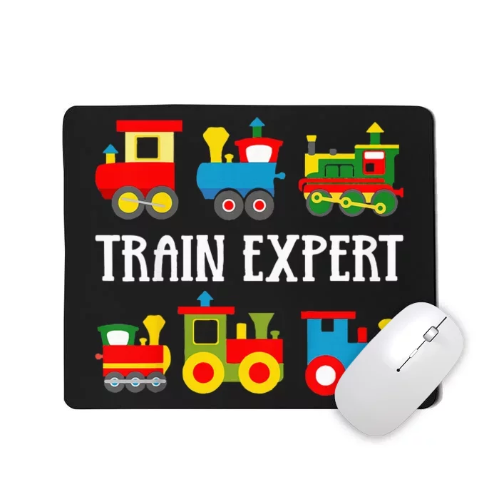 Trains Funny Boy Train Expert Mousepad