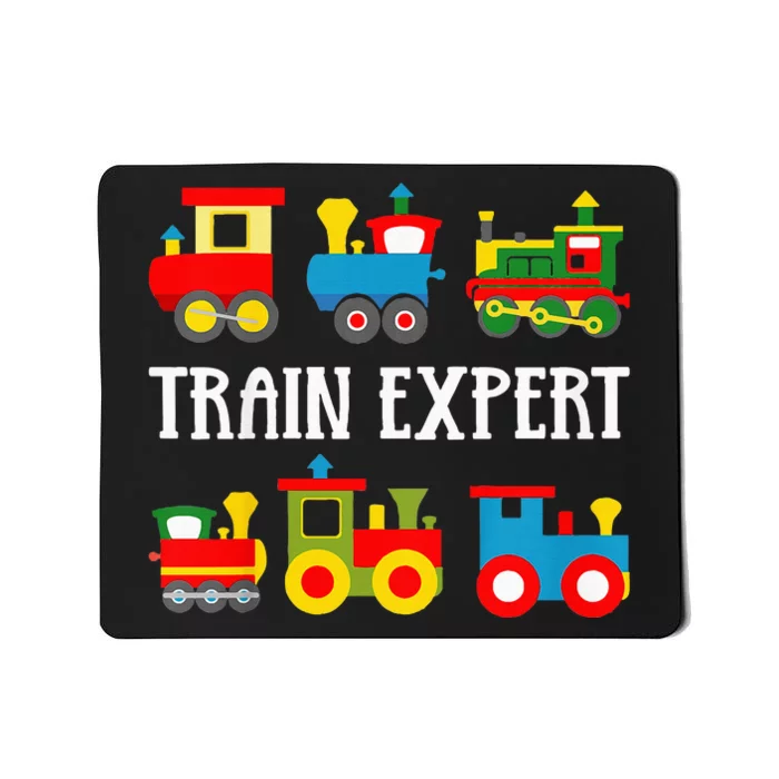 Trains Funny Boy Train Expert Mousepad