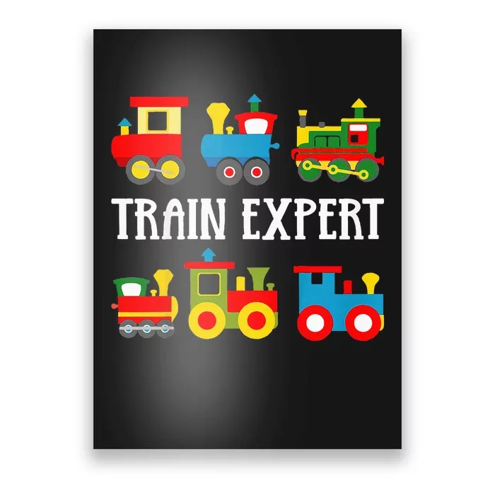 Trains Funny Boy Train Expert Poster