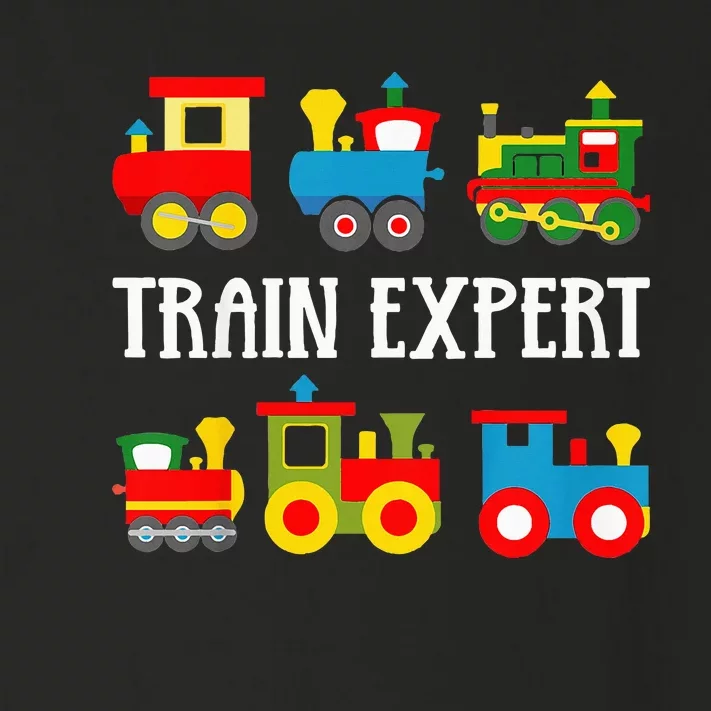 Trains Funny Boy Train Expert Toddler Long Sleeve Shirt