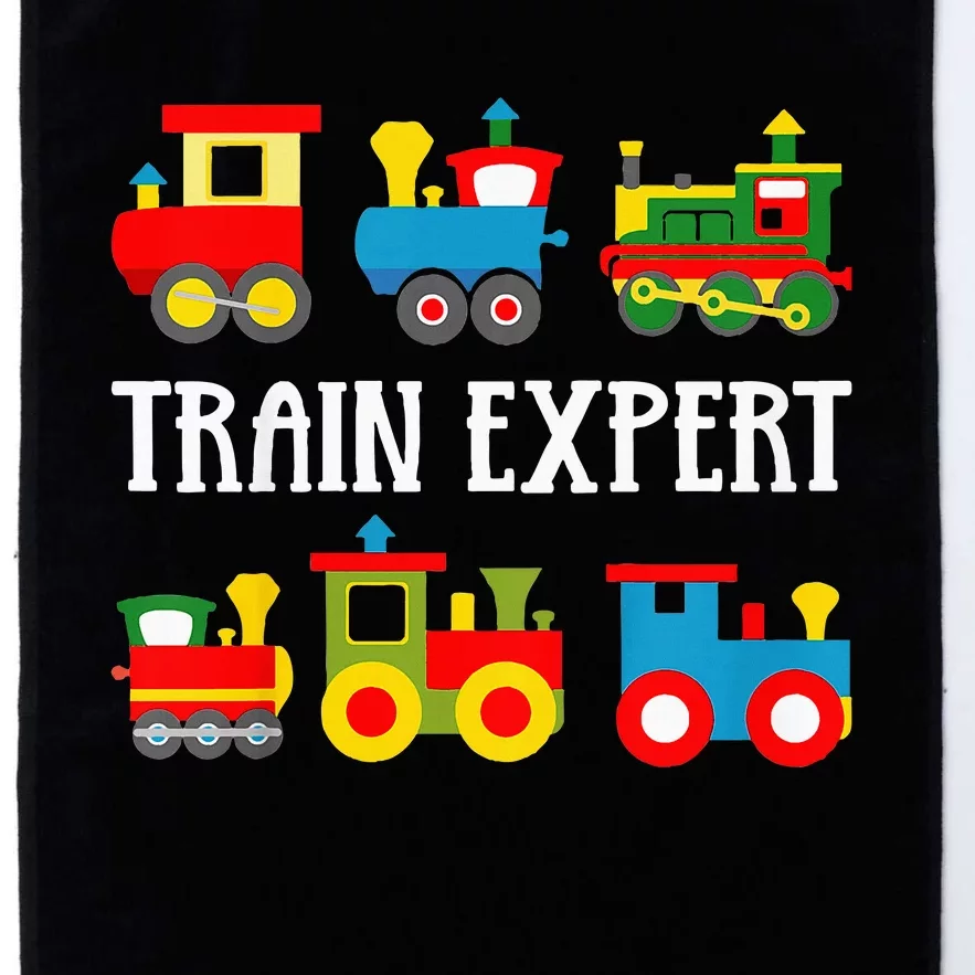 Trains Funny Boy Train Expert Platinum Collection Golf Towel