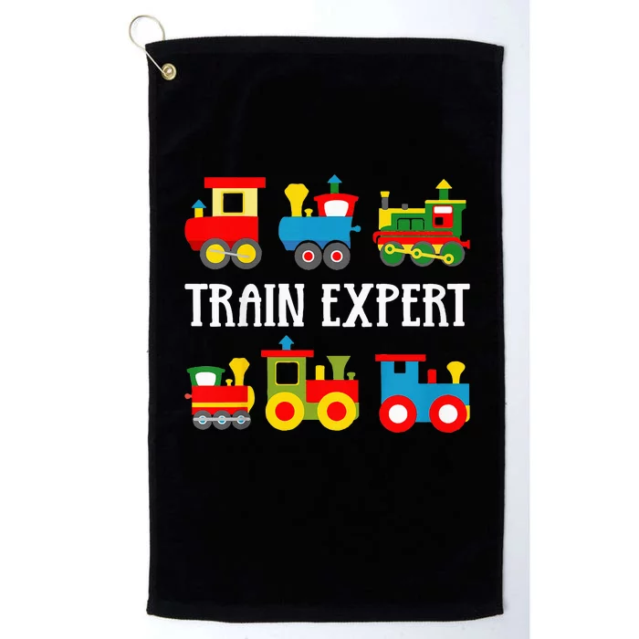 Trains Funny Boy Train Expert Platinum Collection Golf Towel