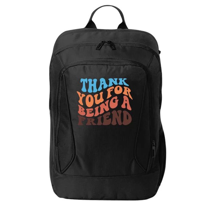 Thanks For Being A Golden Friend Vintage City Backpack