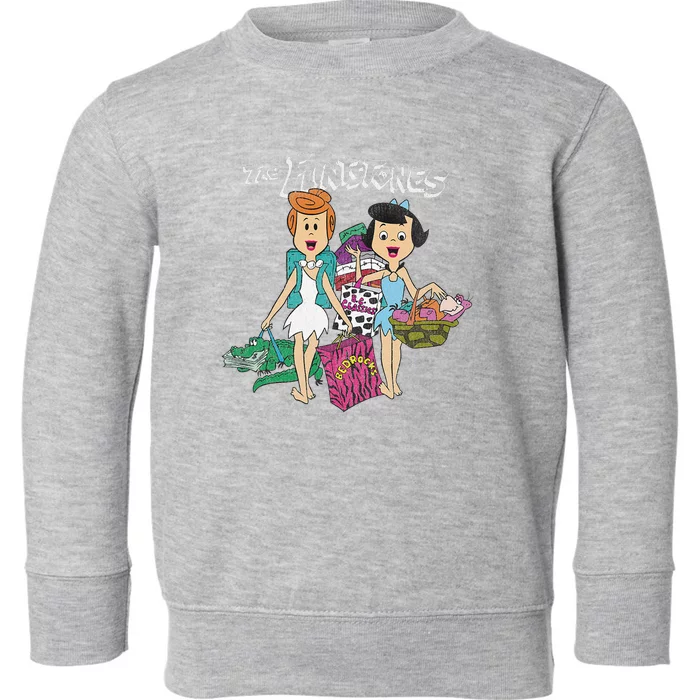 The Flintstones Betty Rubble & Wilma Flintstone Shopping Toddler Sweatshirt