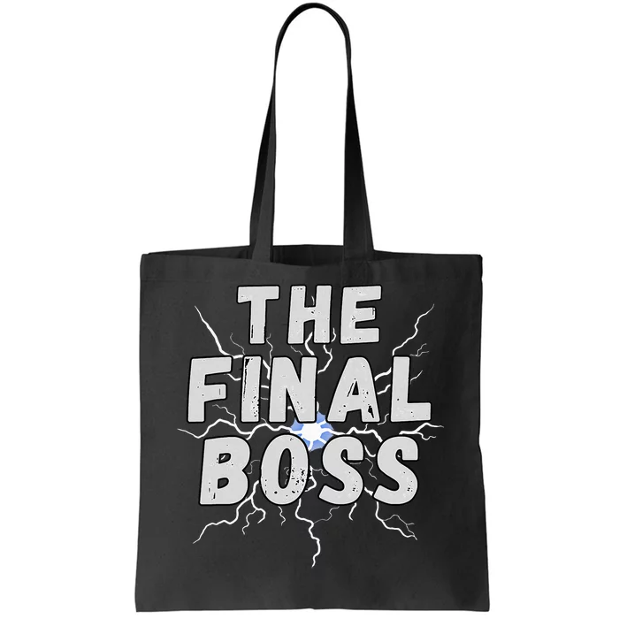 The Final Boss Rock Lightning Wrestling Rock Final Boss Tote Bag