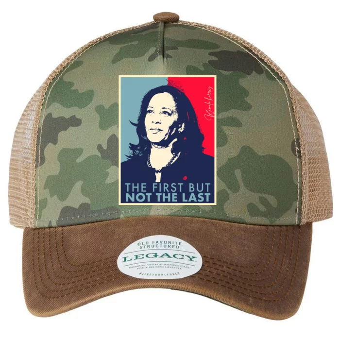 The First But Not The Last Kamala Harris Vp Vice President Legacy Tie Dye Trucker Hat