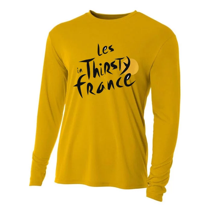 Thirsty France Bold Design Cooling Performance Long Sleeve Crew