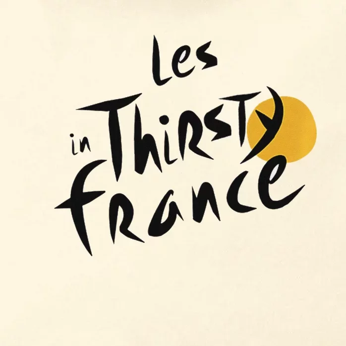 Thirsty France Bold Design Zip Tote Bag