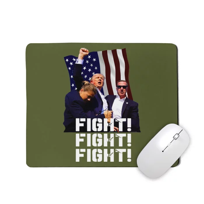 Trump Fight Bold Fighting Design Mousepad