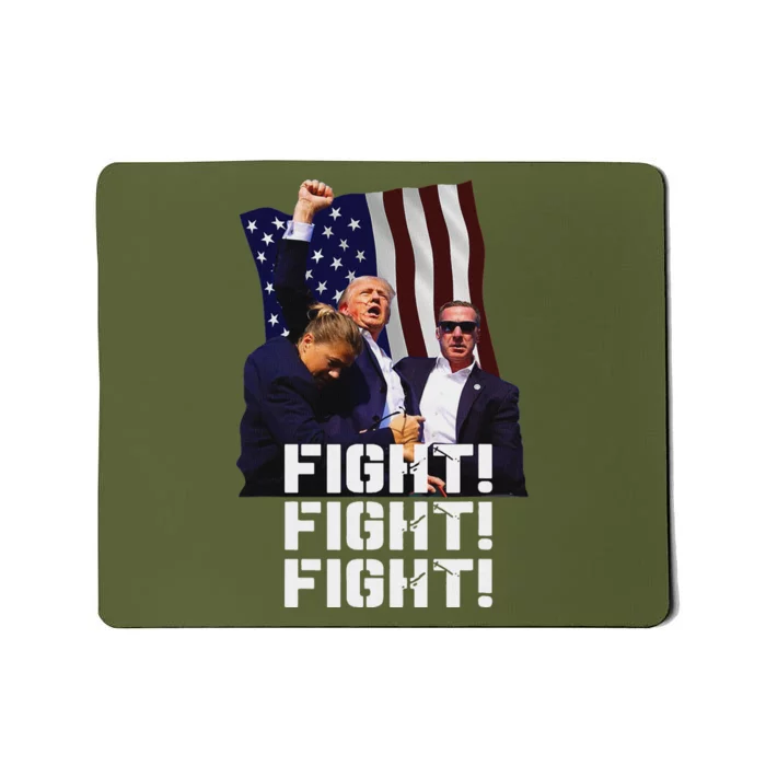 Trump Fight Bold Fighting Design Mousepad