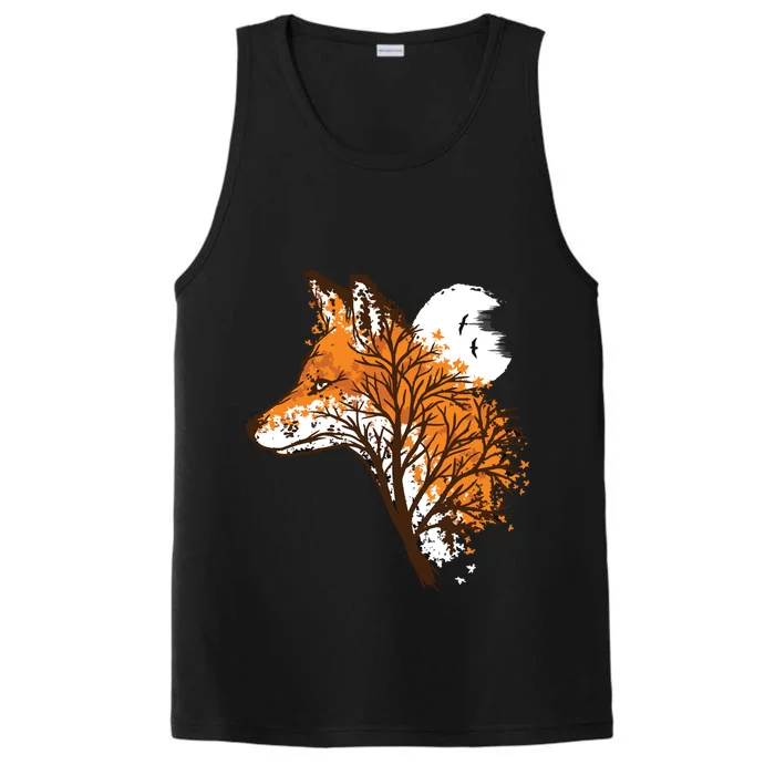 Tree Fox Beautiful Animal Performance Tank