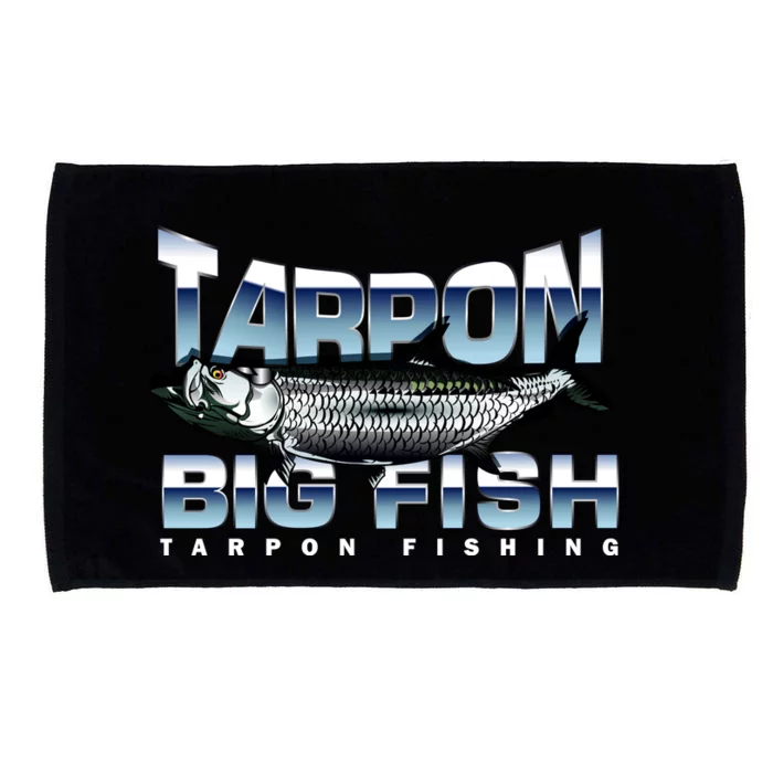 Tarpon Fishing Big Fish Microfiber Hand Towel