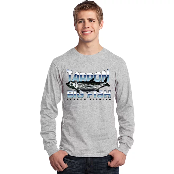 Tarpon Fishing Big Fish Long Sleeve Shirt