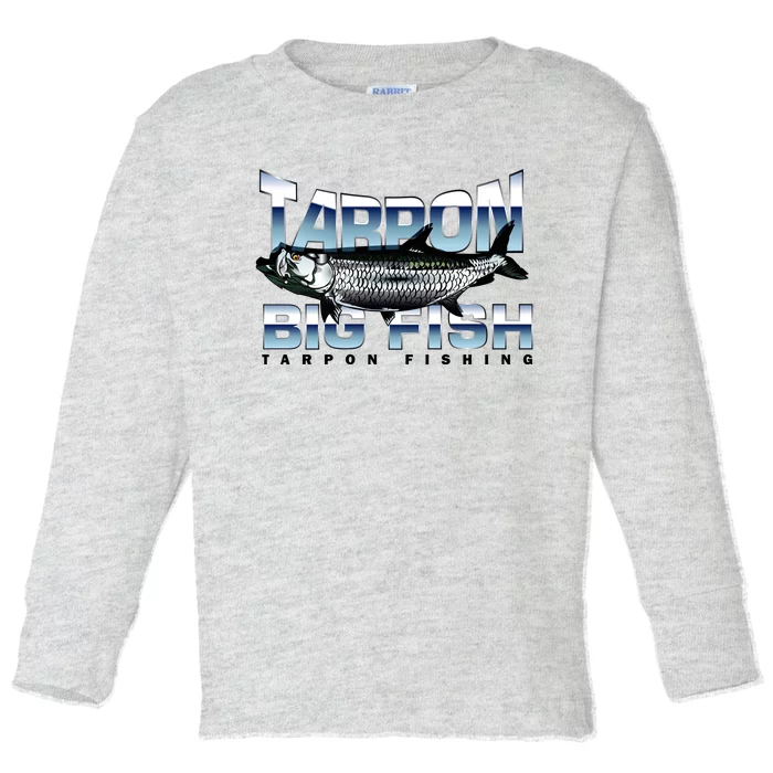 Tarpon Fishing Big Fish Toddler Long Sleeve Shirt