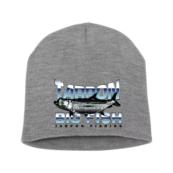 Tarpon Fishing Big Fish Short Acrylic Beanie