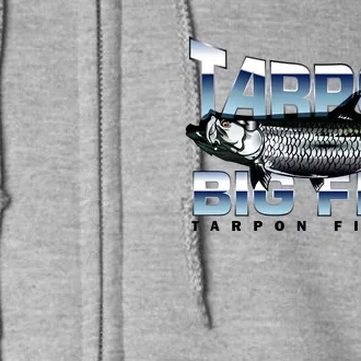 Tarpon Fishing Big Fish Full Zip Hoodie