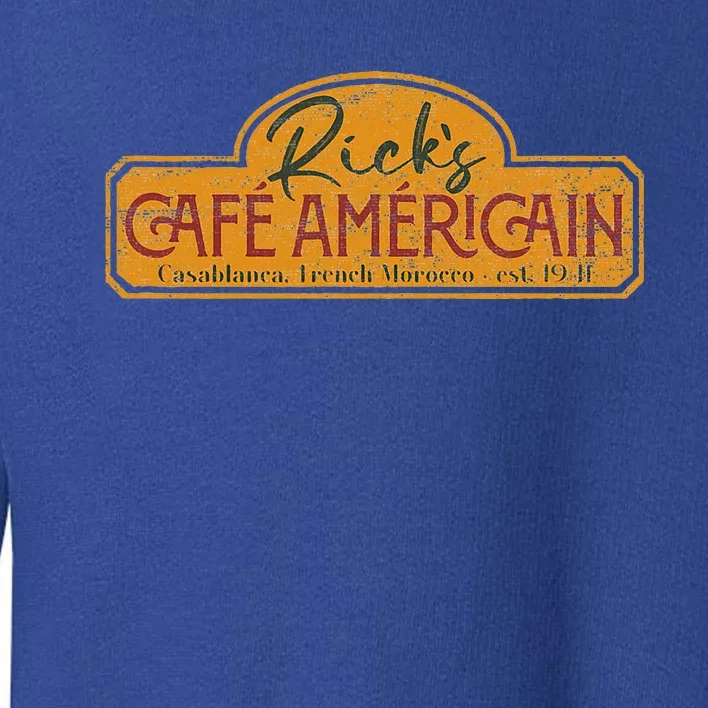 The Fictional Bar RickS Café AméRicain In Casablanca Toddler Sweatshirt