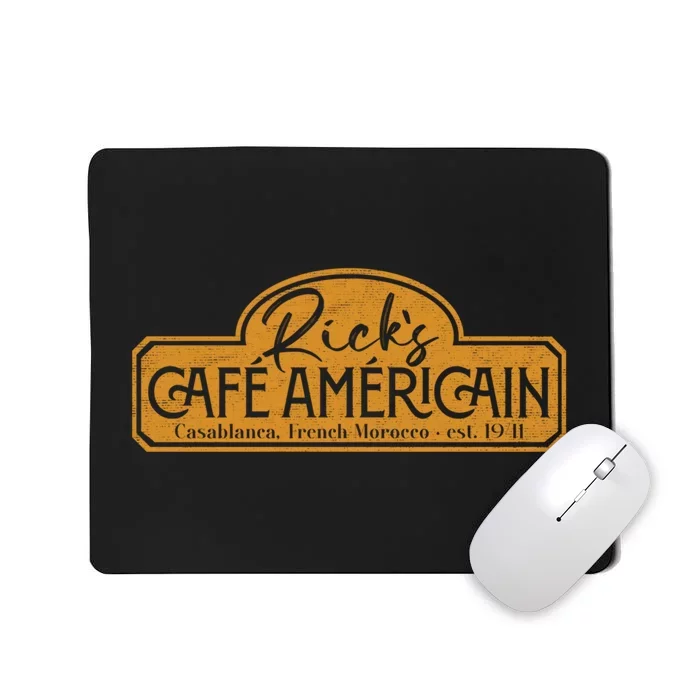 The Fictional Bar Ricks Café AméRicain In Casablanca Mousepad