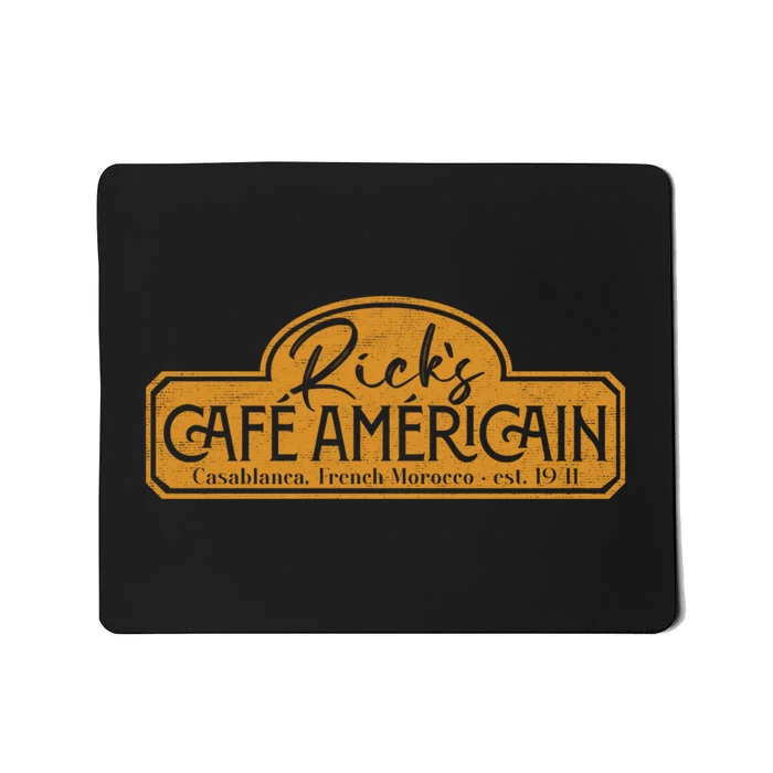 The Fictional Bar Ricks Café AméRicain In Casablanca Mousepad