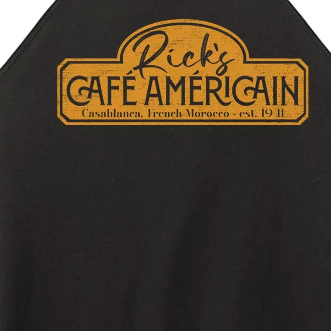 The Fictional Bar Ricks Café AméRicain In Casablanca Women’s Perfect Tri Rocker Tank