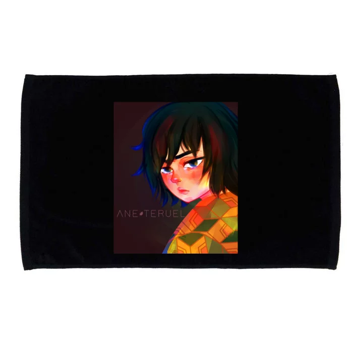 Tomioka Fanart By Ane Teruel Premium Scoop Microfiber Hand Towel