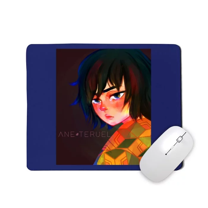 Tomioka Fanart By Ane Teruel Premium Scoop Mousepad