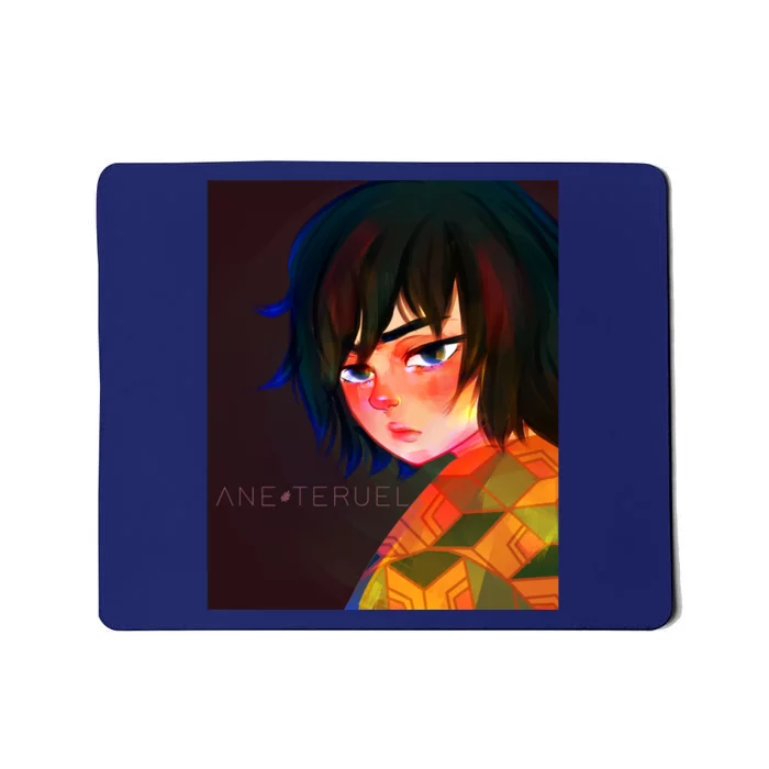 Tomioka Fanart By Ane Teruel Premium Scoop Mousepad